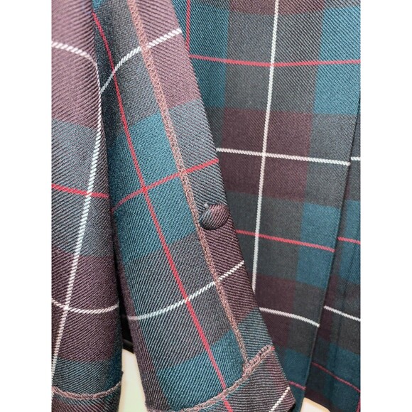 Ms. Poodle McKinnon Hunting Tartan Wool Skirt Size 12 -WITH DEFECT - Picture 3 of 9